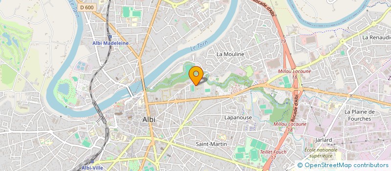 localisation de l'entreprise SYND COPROPRIETAIRES DE LA RES GALAXIE à ALBI