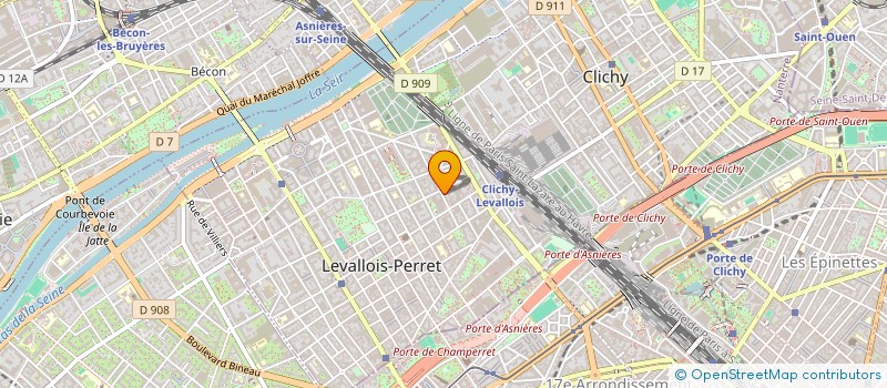 localisation de l'entreprise SYND COPROPRIETAIRES DU 18 RUE RASPAIL à LEVALLOIS-PERRET