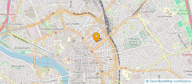 localisation de l'entreprise SYND COPROPRIETAIRES DU 25 RUE HELIOT  TOULOUSE