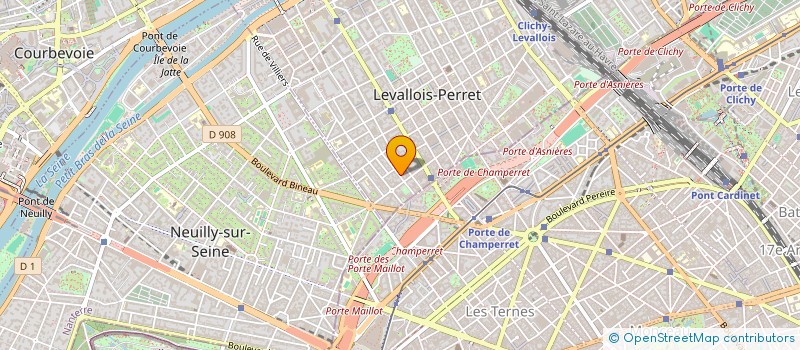 localisation de l'entreprise SYND COPROPRIETAIRES DU 28 RUE DANTON à LEVALLOIS-PERRET