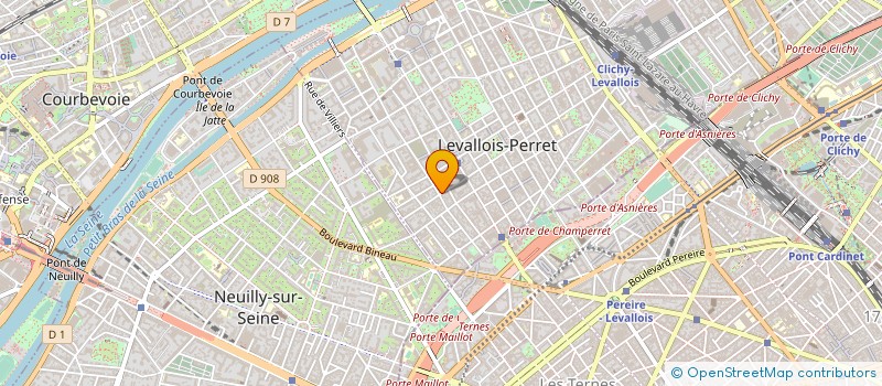 localisation de l'entreprise SYND COPROPRIETAIRES DU 31 R A.BRIAND à LEVALLOIS-PERRET