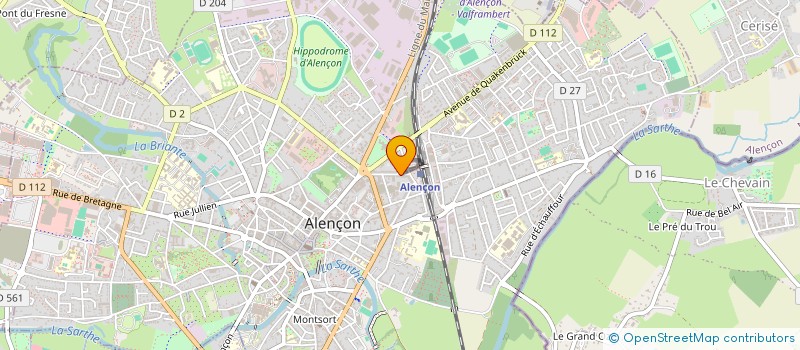 localisation de l'entreprise SYND COPROPRIETAIRES DU 42 AV WILSON à ALENCON