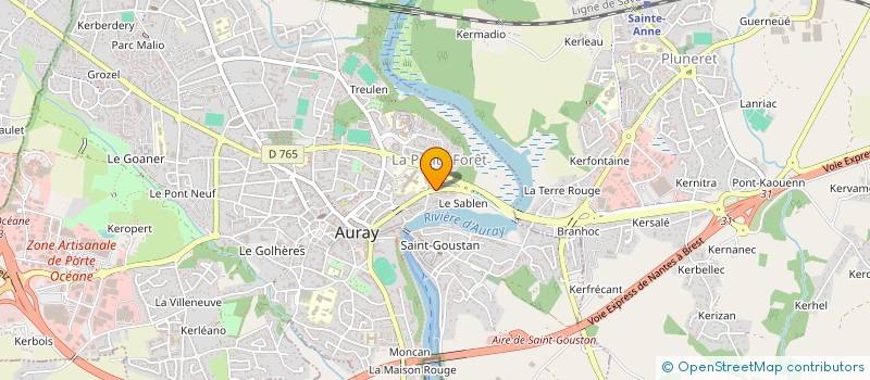 localisation de l'entreprise SYND COPROPRIETAIRES DU 47 AV WILSON à AURAY