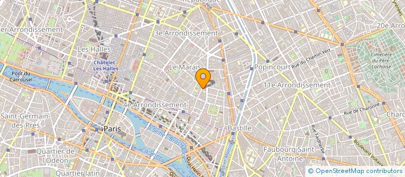 localisation de l'entreprise SYND COPROPRIETAIRES DU 50 R SEVIGNE  PARIS