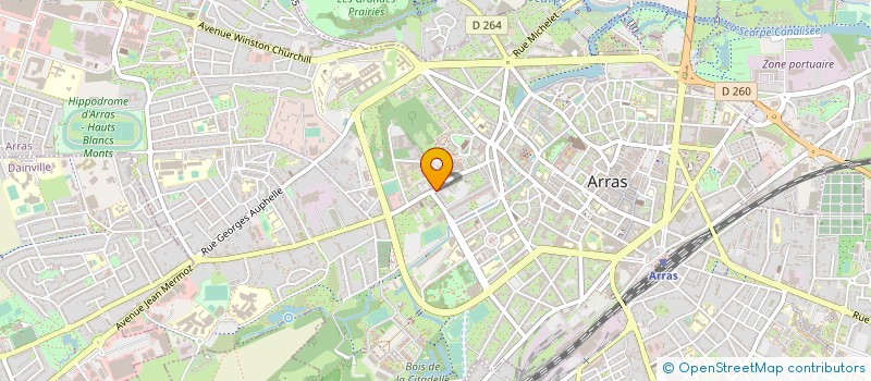 localisation de l'entreprise SYND COPROPRIETAIRES DU 79 RUE D'AMIENS à ARRAS