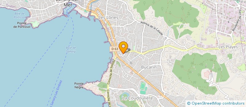 localisation de l'entreprise SYND COPROPRIETAIRES DU CAP D OR à SIX-FOURS-LES-PLAGES