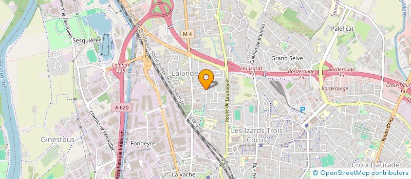 localisation de l'entreprise SYND COPROPRIETAIRES DU CLOS DU BARON  TOULOUSE