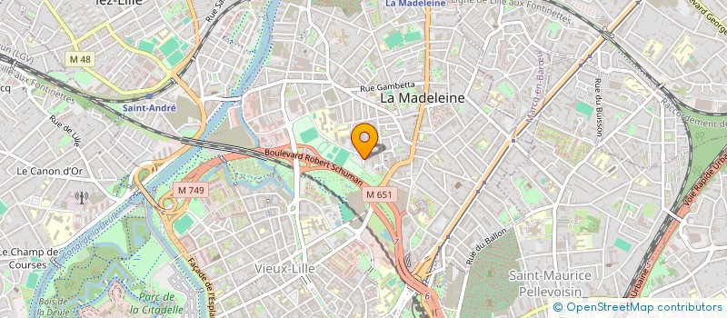 localisation de l'entreprise SYND COPROPRIETAIRES DU PARKINGS P6 à LA MADELEINE