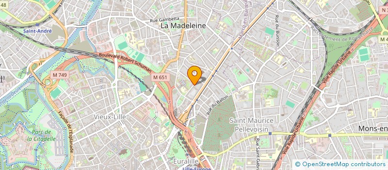 localisation de l'entreprise SYND COPROPRIETAIRES GERMAINE 17 à LA MADELEINE