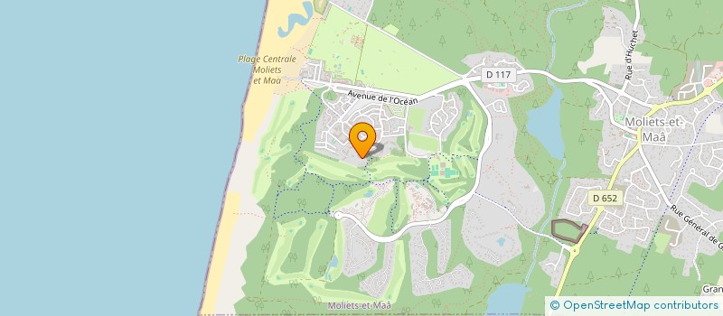 localisation de l'entreprise SYND COPROPRIETAIRES HOTEL DU GOLF  MOLIETS-ET-MAA