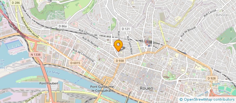localisation de l'entreprise SYND COPROPRIETAIRES IMM 14 RUE CREVIER à ROUEN