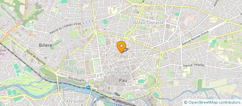 localisation de l'entreprise SYND COPROPRIETAIRES IMM 28 R CARNOT à PAU