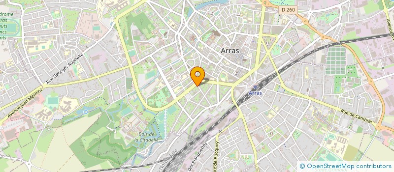 localisation de l'entreprise SYND COPROPRIETAIRES IMM 2R JEANNE D'ARC à ARRAS