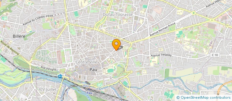 localisation de l'entreprise SYND COPROPRIETAIRES IMM 30 R H. FAISANS à PAU