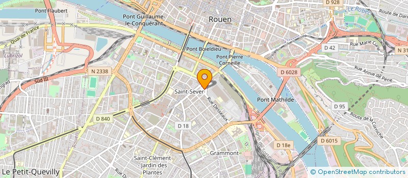 localisation de l'entreprise SYND COPROPRIETAIRES IMM 56 RUE DESSEAUX à ROUEN