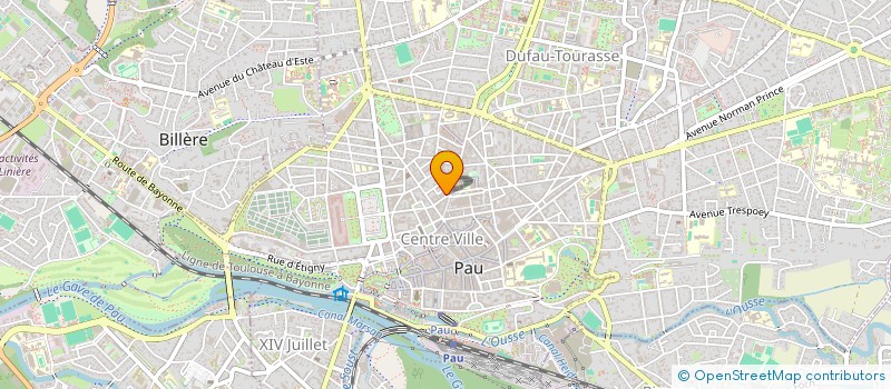 localisation de l'entreprise SYND COPROPRIETAIRES IMM 6 RUE NOGUE à PAU