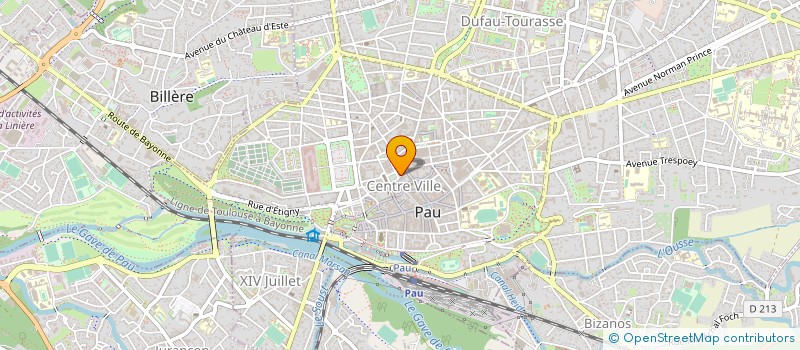 localisation de l'entreprise SYND COPROPRIETAIRES IMM 8 R ST JACQUES à PAU