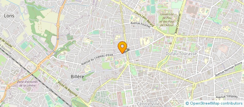 localisation de l'entreprise SYND COPROPRIETAIRES IMM 9 AV CHT D'ESTE à PAU