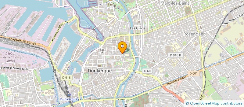 localisation de l'entreprise SYND COPROPRIETAIRES IMM HOCQUET à DUNKERQUE