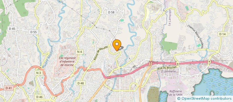 localisation de l'entreprise SYND COPROPRIETAIRES IMM LE TRIDENT  FORT-DE-FRANCE