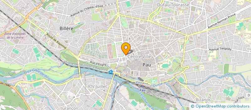localisation de l'entreprise SYND COPROPRIETAIRES IMM MONTPEZAT à PAU
