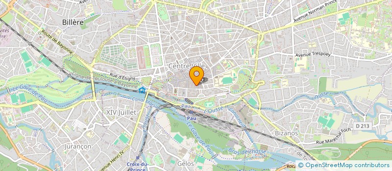 localisation de l'entreprise SYND COPROPRIETAIRES IMMEUBLE CLARIDGE à PAU