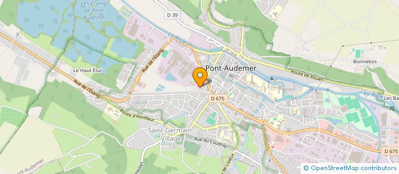 localisation de l'entreprise SYND COPROPRIETAIRES IMMEUBLE COTY  PONT-AUDEMER