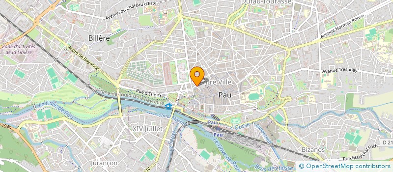 localisation de l'entreprise SYND COPROPRIETAIRES IMMEUBLE GUISLAIN à PAU
