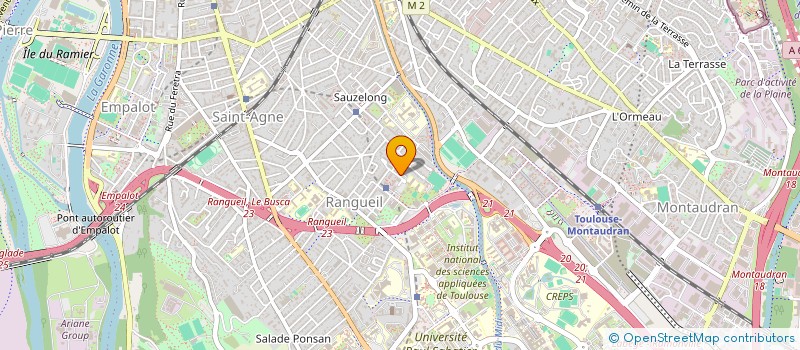 localisation de l'entreprise SYND COPROPRIETAIRES - IMMEUBLE GUYENNE  TOULOUSE