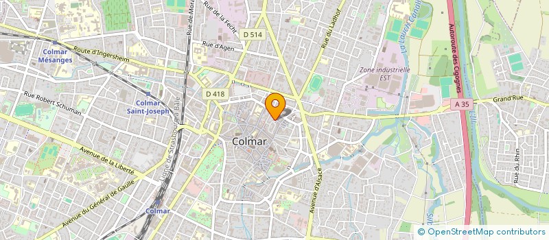 localisation de l'entreprise SYND COPROPRIETAIRES IMMEUBLE LES RUEST  COLMAR