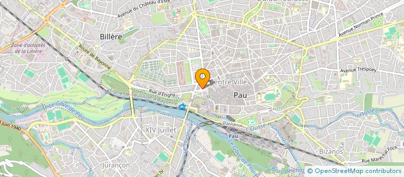 localisation de l'entreprise SYND COPROPRIETAIRES IMMEUBLE ROCHE à PAU