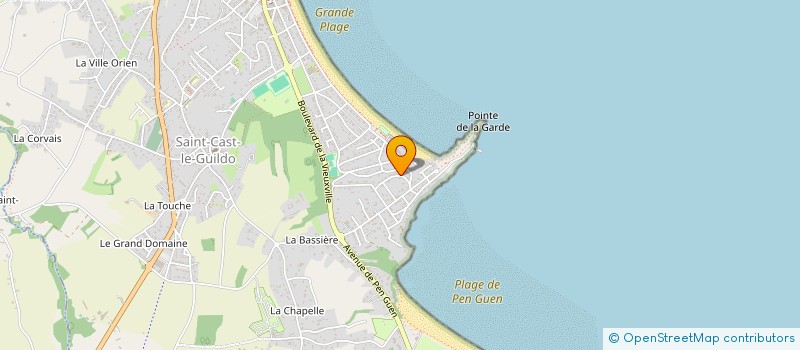 localisation de l'entreprise SYND COPROPRIETAIRES IMMEUBLE ROCHERS  SAINT-CAST-LE-GUILDO