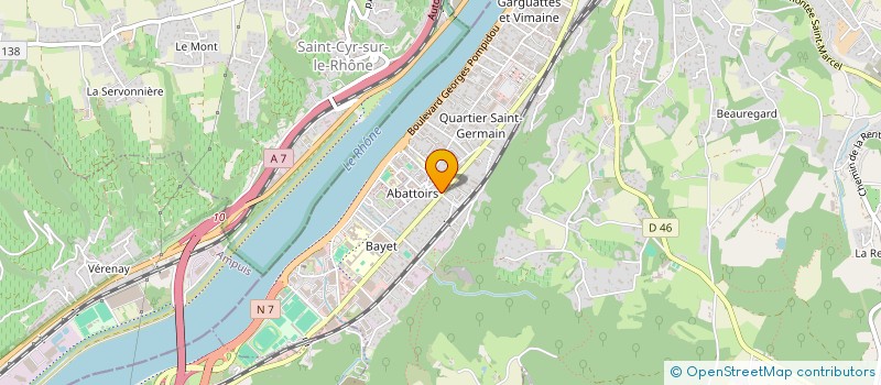 localisation de l'entreprise SYND COPROPRIETAIRES IMMEUBLE ST ALBAN  VIENNE