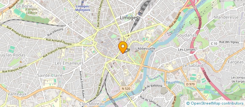 localisation de l'entreprise SYND COPROPRIETAIRES JARDINS D'ARCADIE à LIMOGES