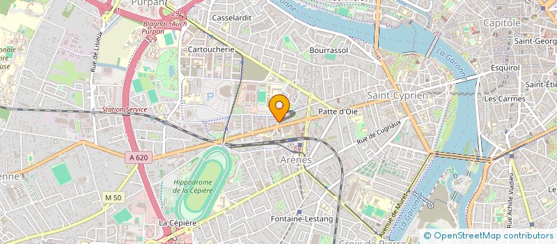 localisation de l'entreprise SYND COPROPRIETAIRES JARDINS HIPPODROME à TOULOUSE