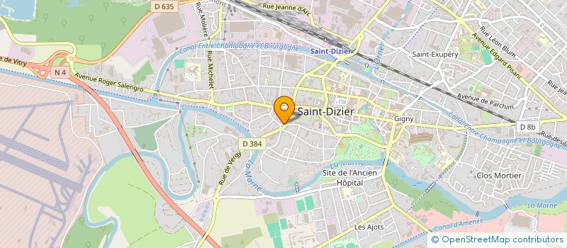 localisation de l'entreprise SYND COPROPRIETAIRES JEAN JAURES à SAINT-DIZIER