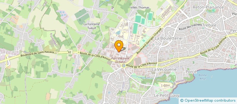 localisation de l'entreprise SYND COPROPRIETAIRES L OREE GOLF  SAINT-NAZAIRE