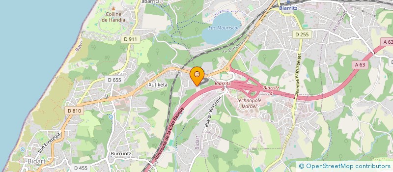 localisation de l'entreprise SYND COPROPRIETAIRES LA ROSERAIE  BIDART