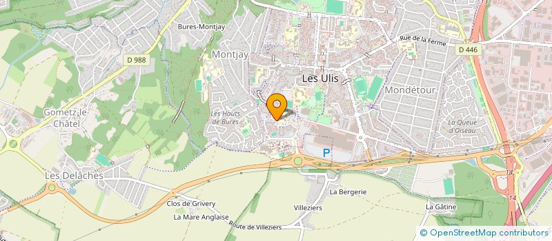 localisation de l'entreprise SYND COPROPRIETAIRES LA VAUCOULEUR BIS  LES ULIS