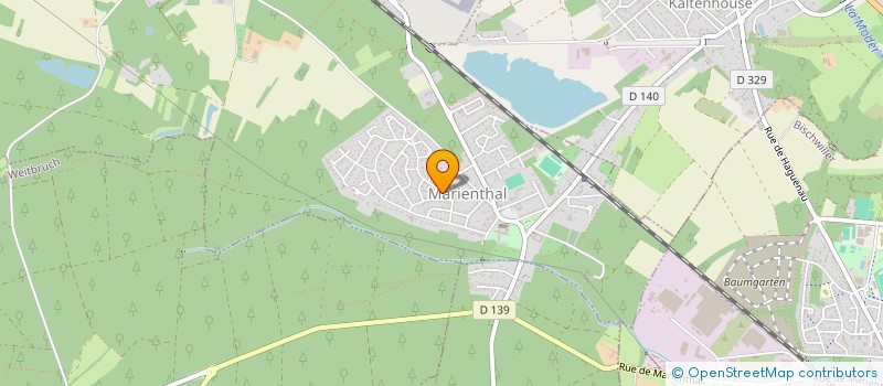 localisation de l'entreprise SYND COPROPRIETAIRES LE BOIS MARIENTHAL  HAGUENAU