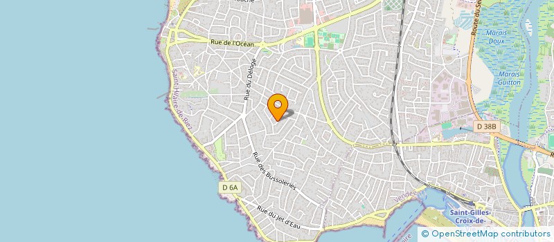 localisation de l'entreprise SYND COPROPRIETAIRES LE CASTEL DES DUNES  SAINT-HILAIRE-DE-RIEZ