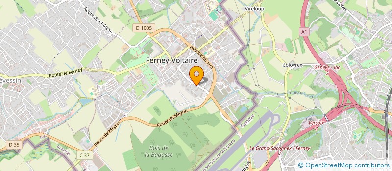 localisation de l'entreprise SYND COPROPRIETAIRES LE CLOS BEAU SOLEIL à FERNEY-VOLTAIRE