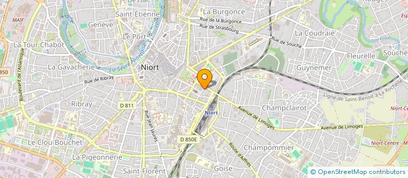 localisation de l'entreprise SYND COPROPRIETAIRES LE LIMOGES  NIORT