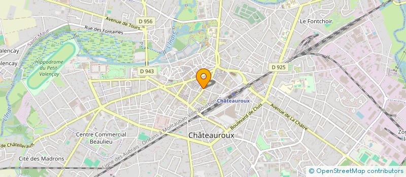 localisation de l'entreprise SYND COPROPRIETAIRES LE MARIGNY à CHATEAUROUX