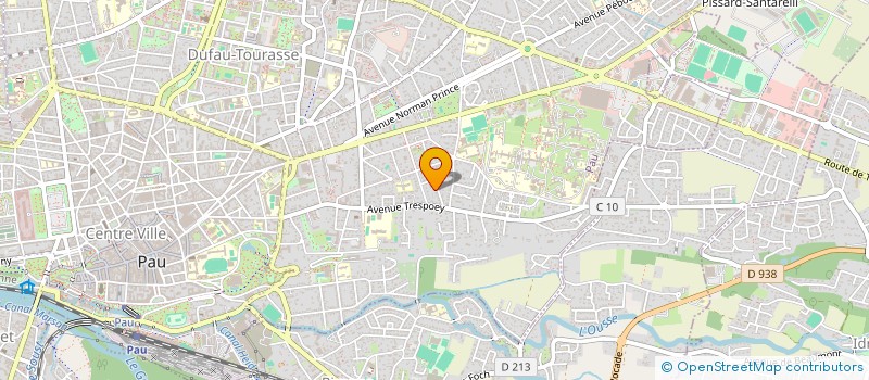 localisation de l'entreprise SYND COPROPRIETAIRES LES ECHAUGUETTES à PAU
