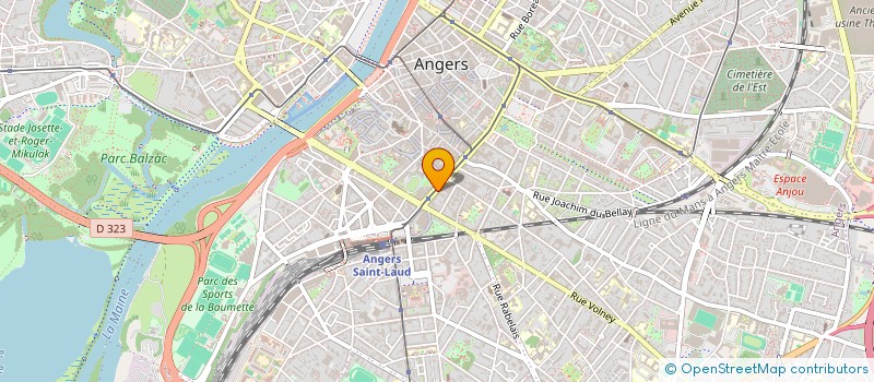 localisation de l'entreprise SYND COPROPRIETAIRES LES HESPERIDES FOCH à ANGERS