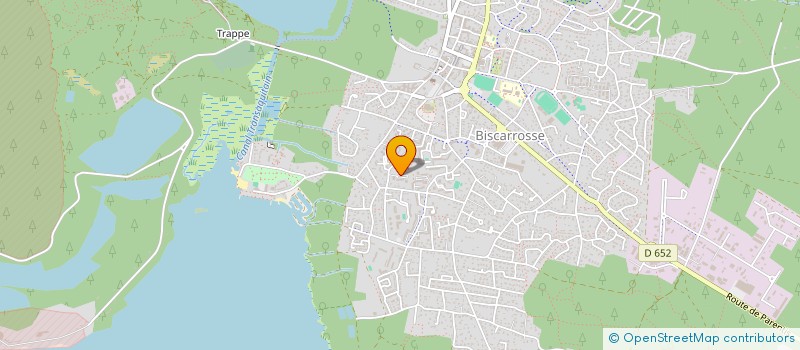 localisation de l'entreprise SYND COPROPRIETAIRES LES LACS A1  BISCARROSSE