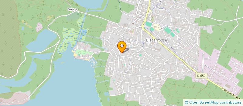 localisation de l'entreprise SYND COPROPRIETAIRES LES LACS A2  BISCARROSSE