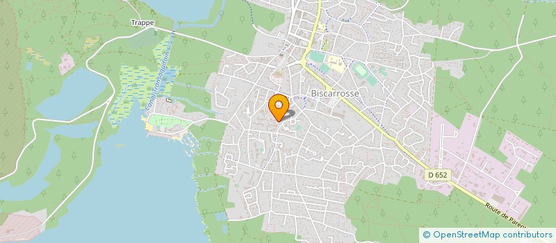 localisation de l'entreprise SYND COPROPRIETAIRES LES LACS A5  BISCARROSSE