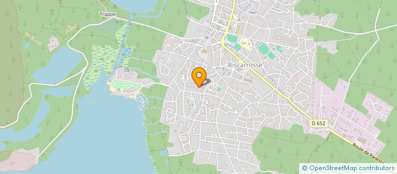 localisation de l'entreprise SYND COPROPRIETAIRES LES LACS B4  BISCARROSSE